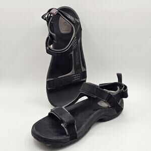 Teva Mens Minam Sandals Size 11 Black 4289 Gorpcore Athleisure Hiking Shoe